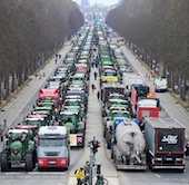 農民たちの抗議デモがベルギーでも拡大中