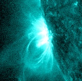 太陽表面の表情がどうもあまり平穏ではないような感じで